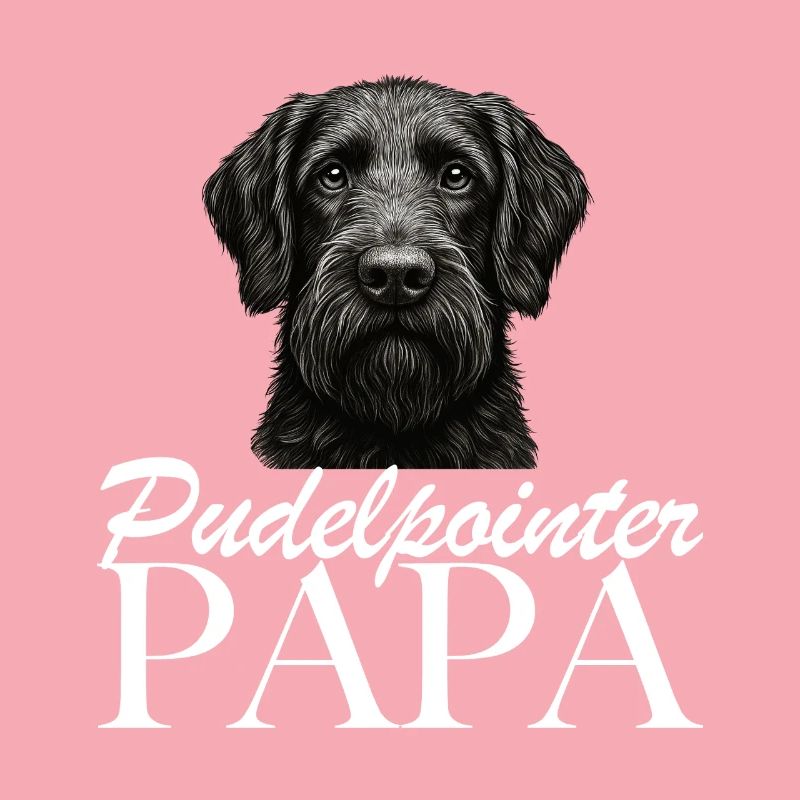 Papa caniche pointer