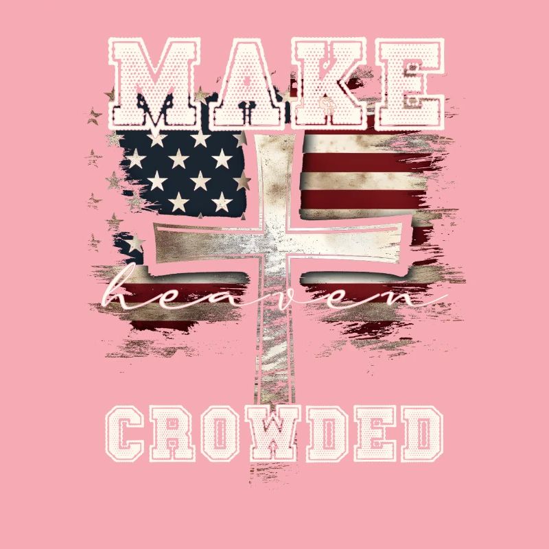 Make Heaven Bonded Cross Flag Design
