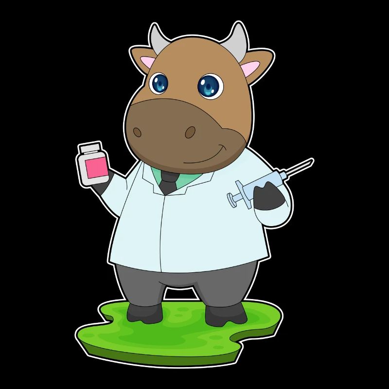 Médecine du médecin de la vache