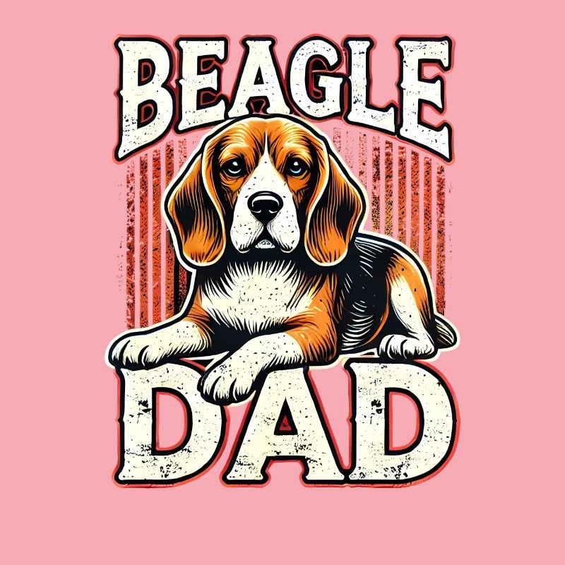 Beagle Dad Graphic