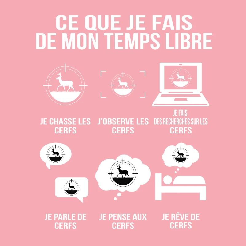 Ce que je fais de mon temps libre humour chasseur