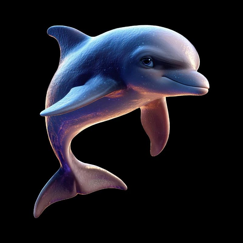 Dauphin Plongeur Dauphins Océan Dauphins mignons Dauphin