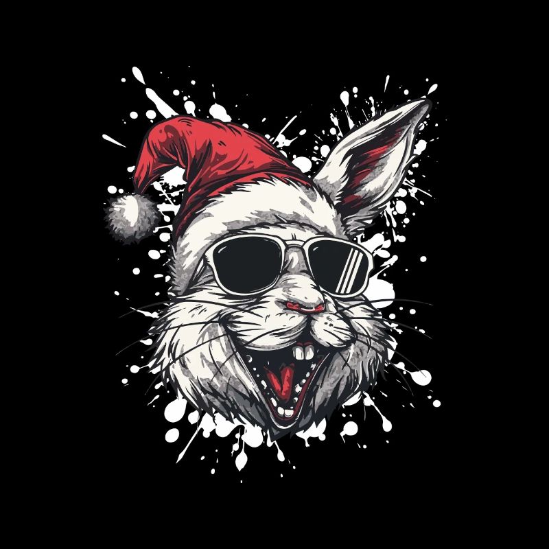 Lapin Noël Drôle