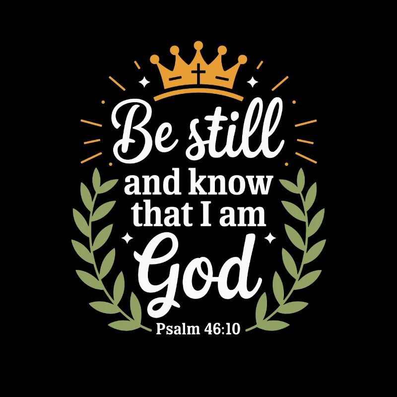  Sei Still Und Erkenne Dass Ich Gott Bin Psalm