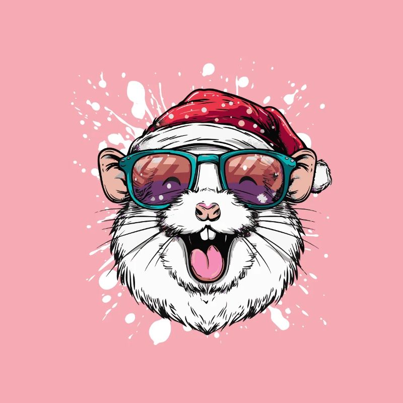 Hamster Noël drôle