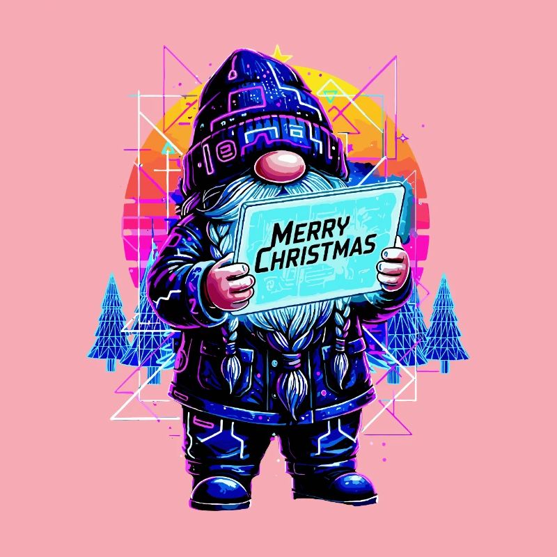 Merry Christmas - Synthwave Gnom 80s
