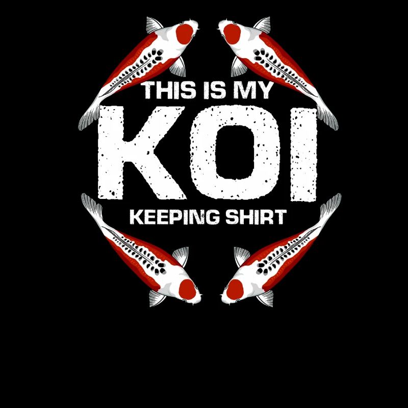 This Is My Koi Keeping Pond Fish Hobby Statement