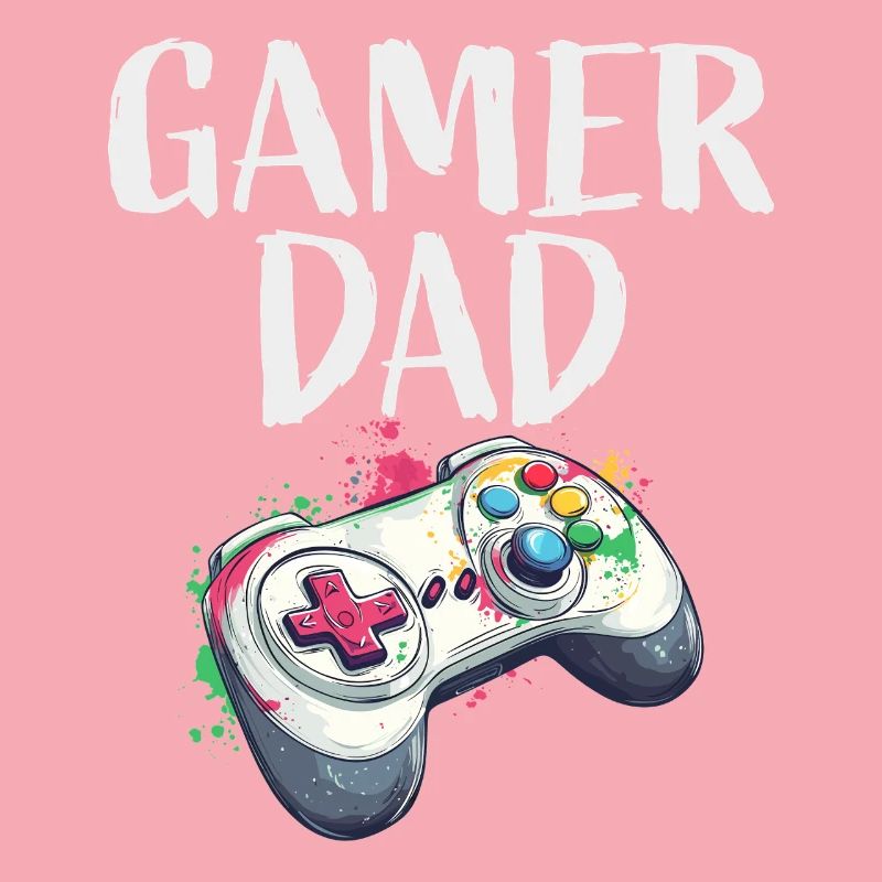 Gamer Dad Controller Splash