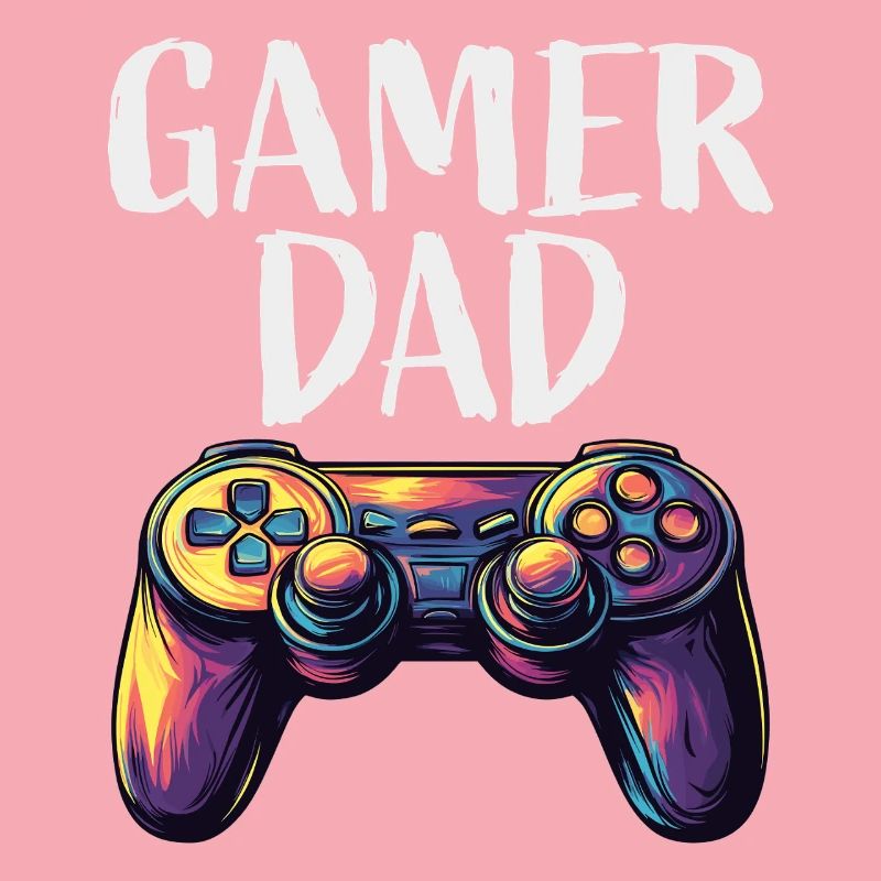 Gamer Dad Controller Motiv