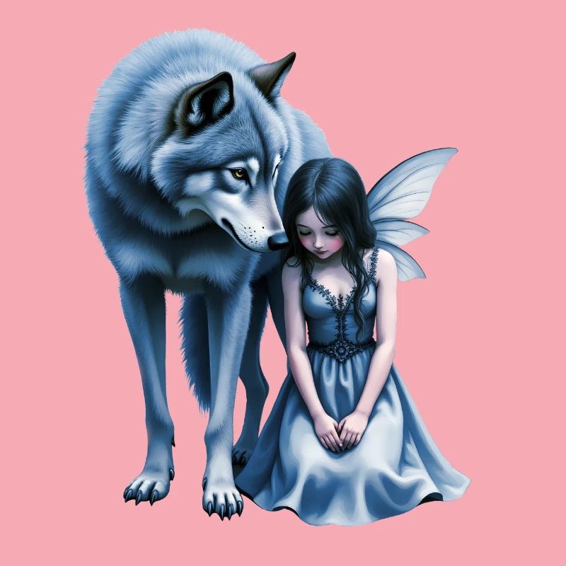 Blauer Wolf und Nachtfee