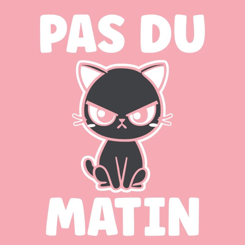 Chat grognon Pas du matin