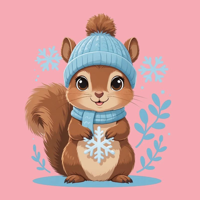 Motif de l’écureuil d’hiver