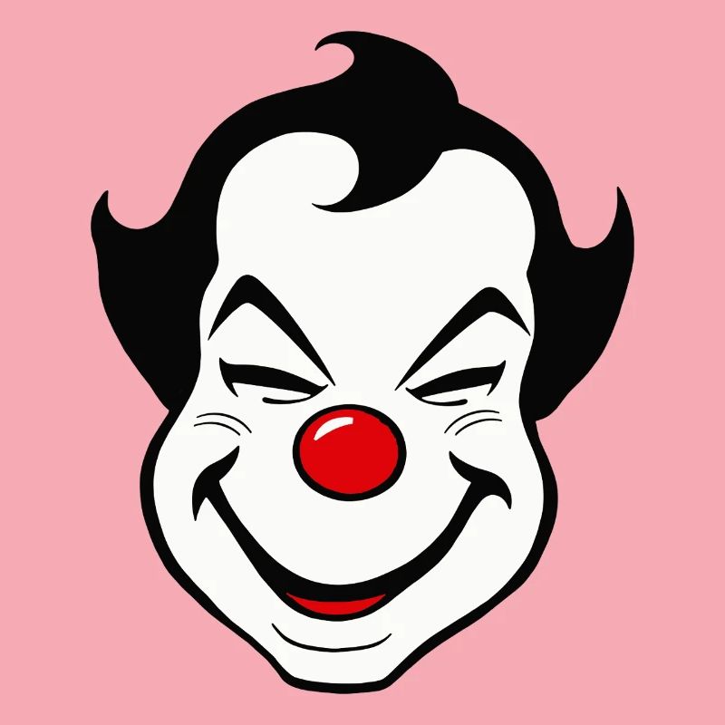 Carnaval du visage de clown joyeux Carnaval Carnaval