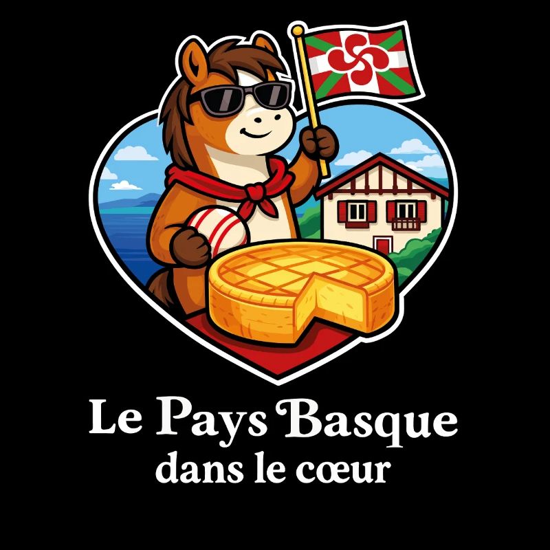 Pays Basque dans le Cœur Pottok Gâteau Basque