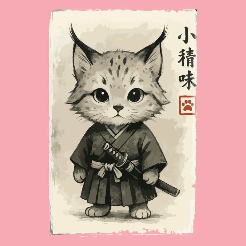 Katzen Samurai 