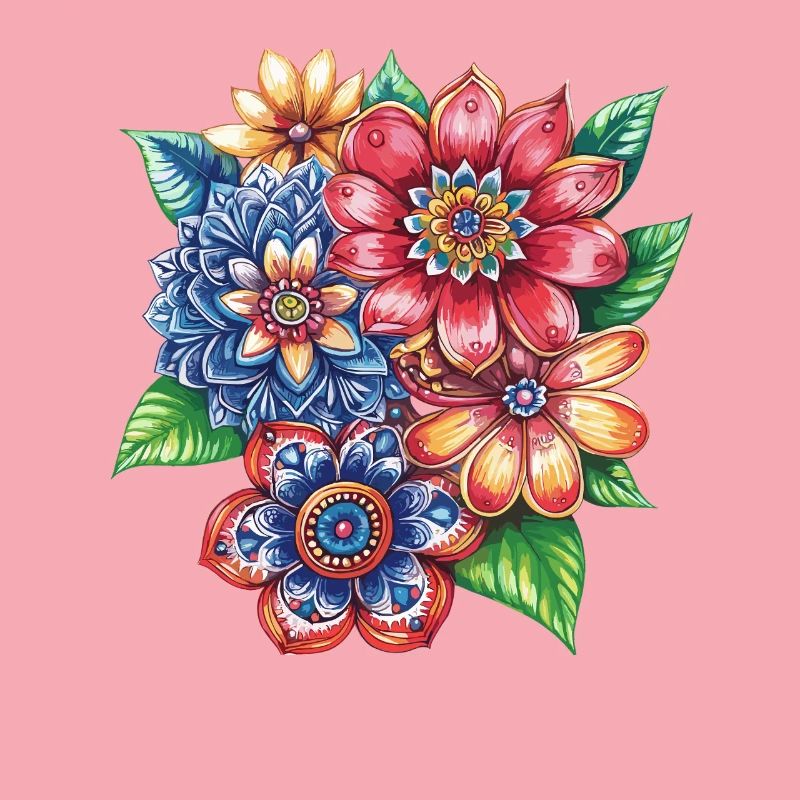Colour explosion flower bouquet