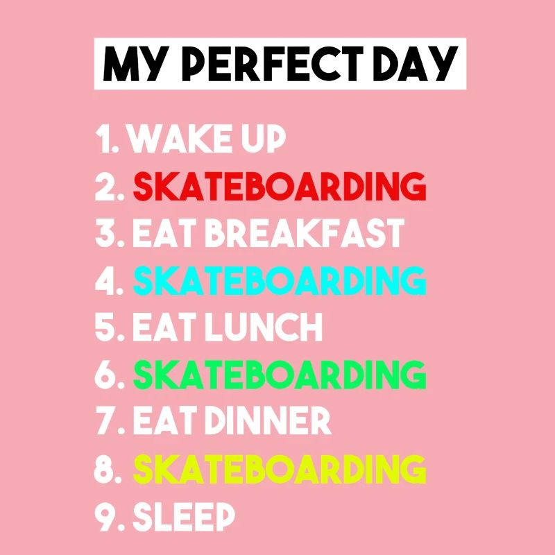 Mein perfektes Skateboard-Routine-Design