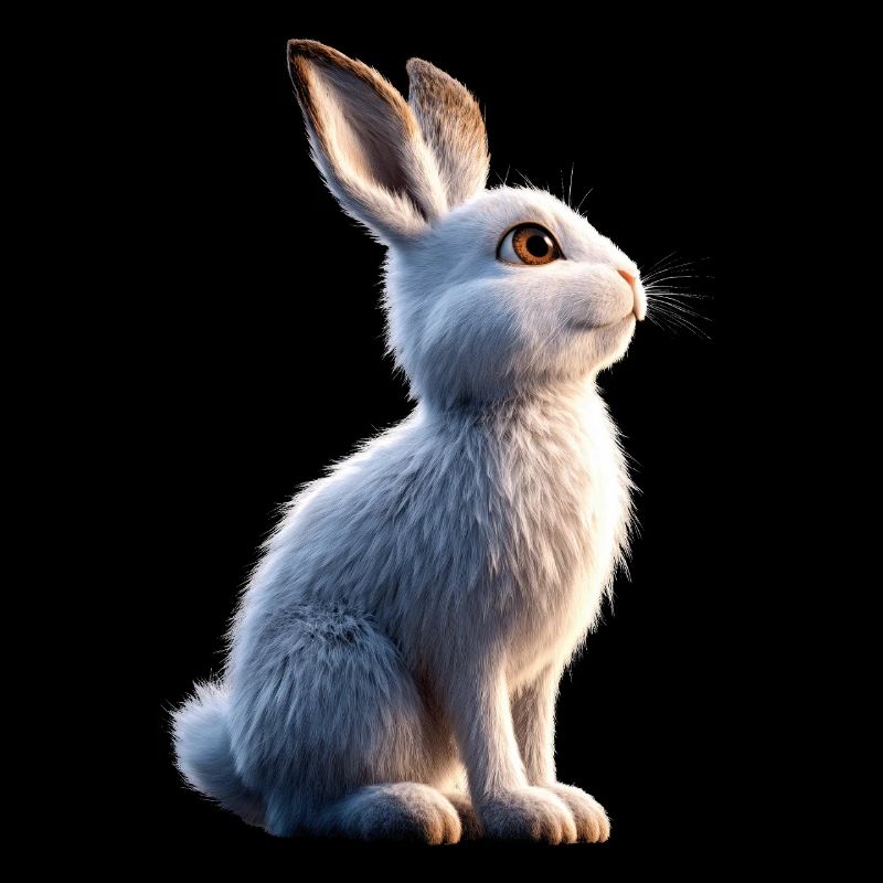 Mountain Rabbit Arctic Hare Albino Rabbit White Rabbit