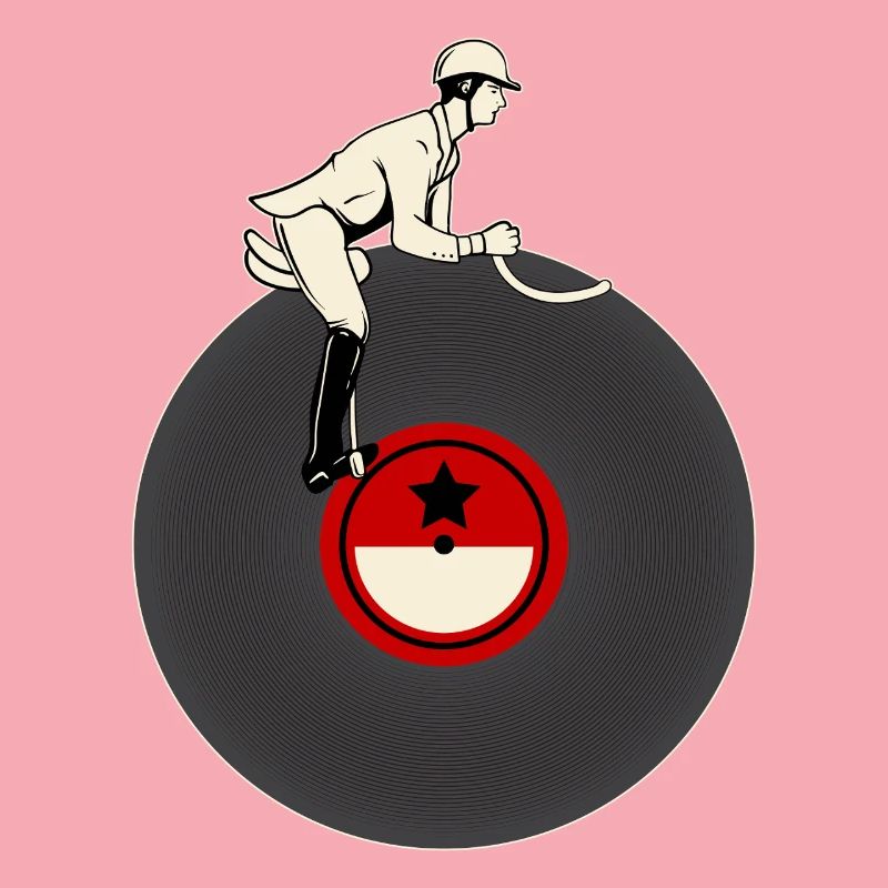 Cavalier sur vinyle