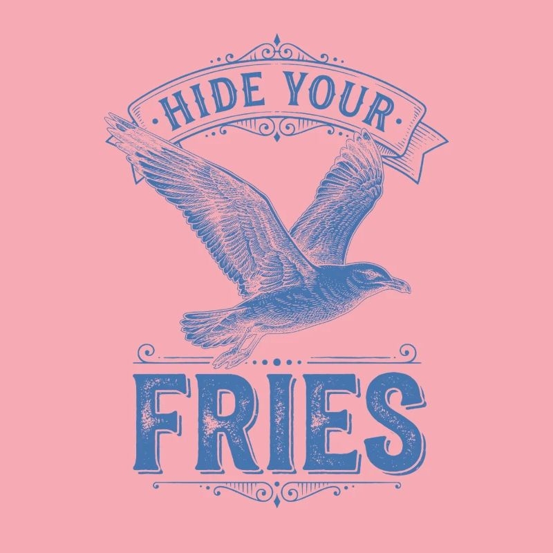 Cachez votre oiseau frites