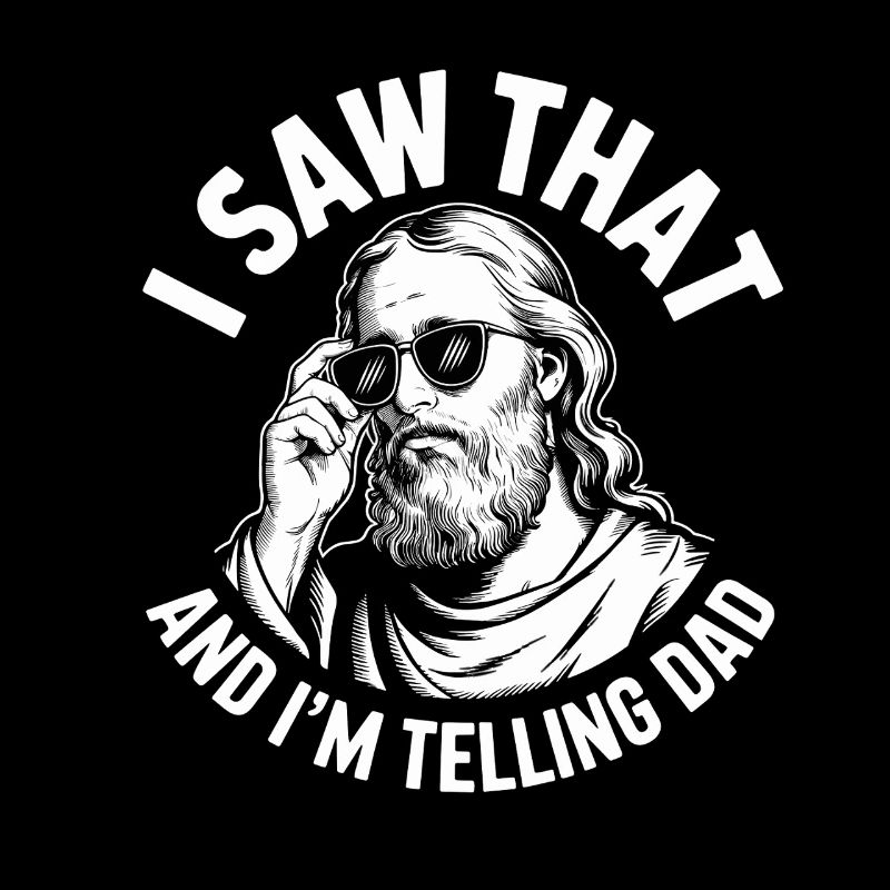 J’ai vu ça et je raconte à papa Jésus de l’humour