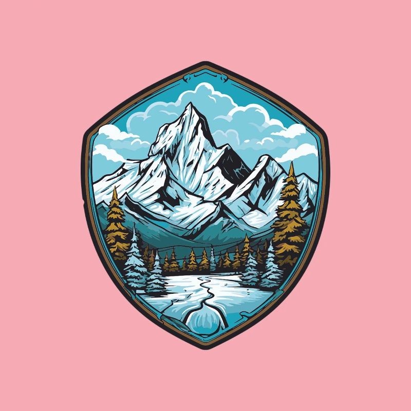 Mountain Lake Shield Mountain Landscape Forest