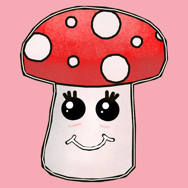 Kawaii Mushroom Toadstool Mushrooms