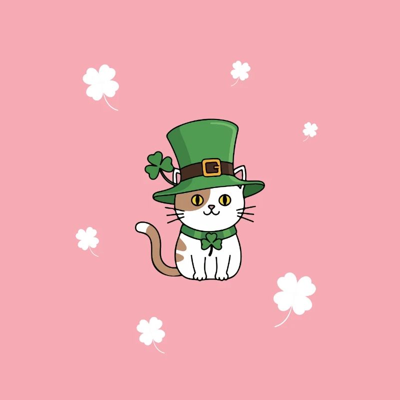 Chat de la Saint-Patrick