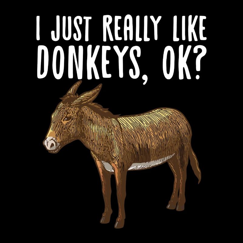 Whimsical Donkey Graphic Tee