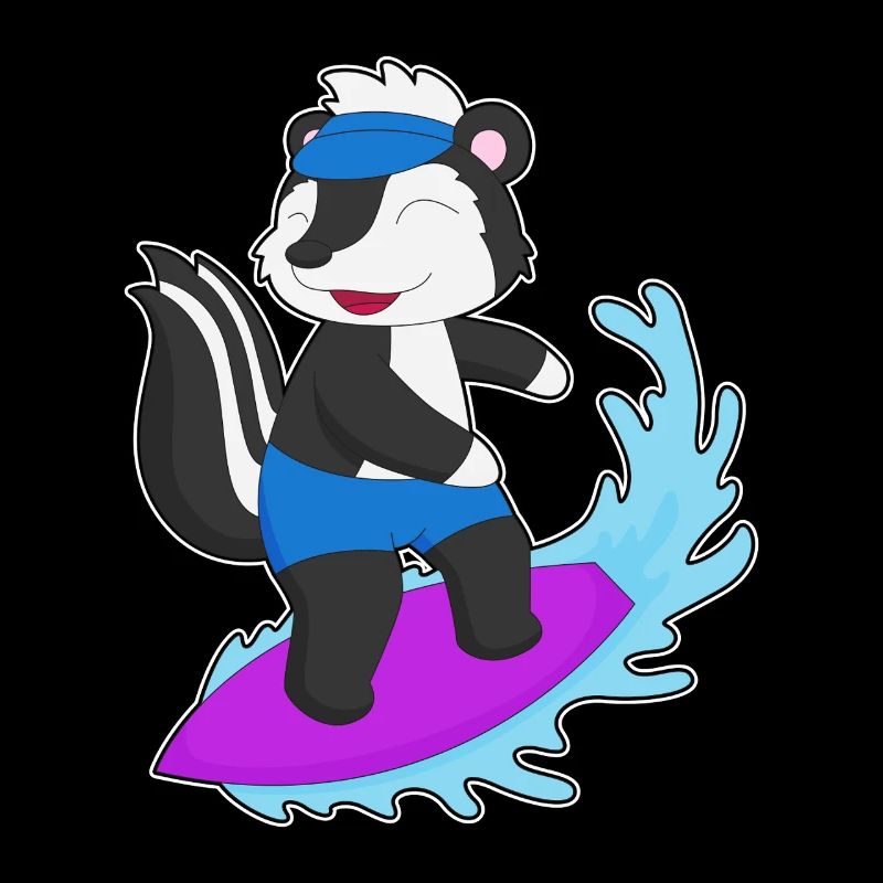 Skunk Surfing Surfboard Summer