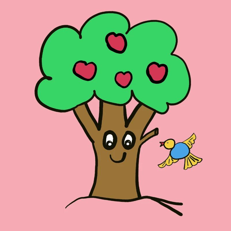 Apple Tree Tree Nature Bird