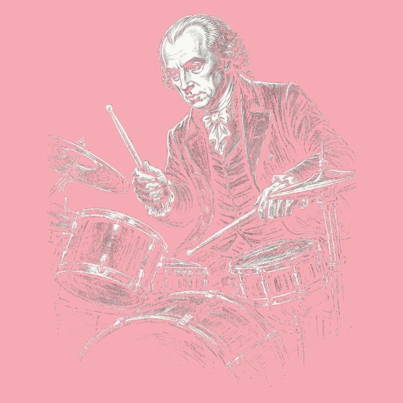 James Madison Illustration Drumming