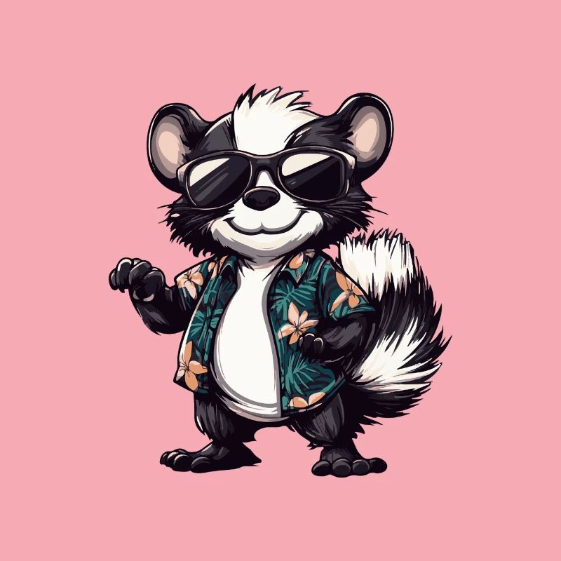Skunk Comic Holiday
