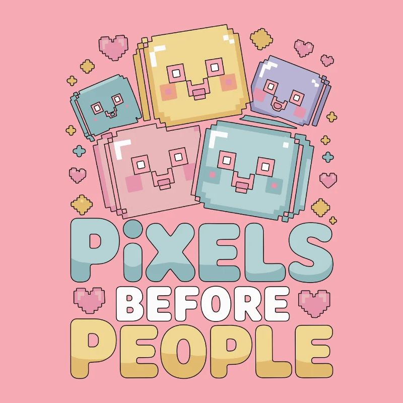Graphiste Pixels avant Designer de marque