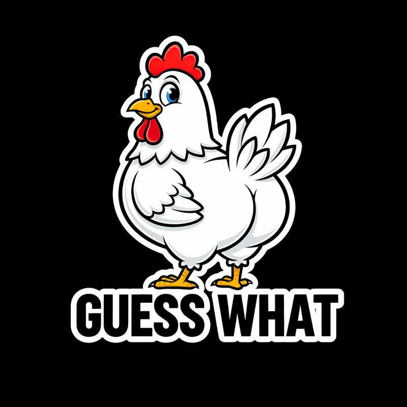 Rate mal: Chicken Cartoon Tee