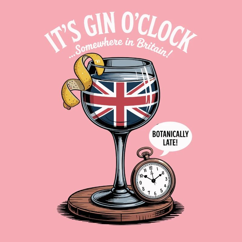 Gin O'Clock Britischer Humor