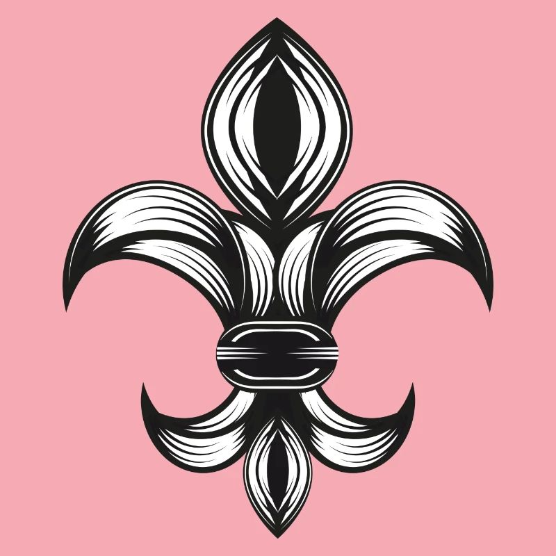 iris stylisé - Fleur-de-Lys