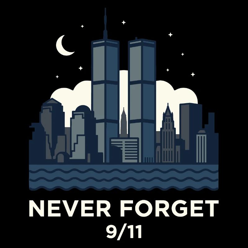Never Forget 9/11 Skyline Night
