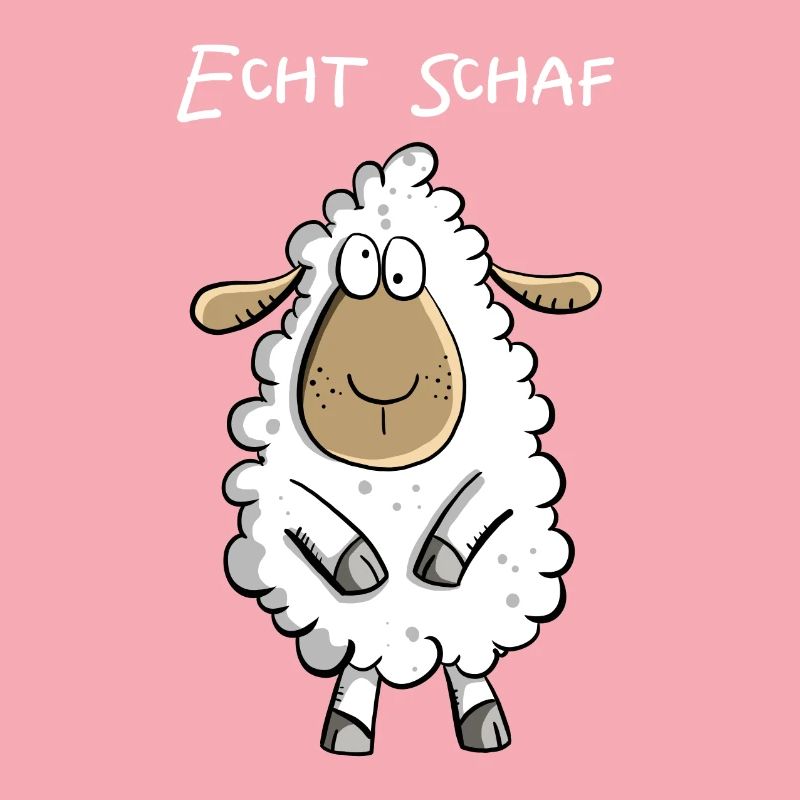 Echt Schaf I Cooles Schäfchen Comic Geschenk Fun