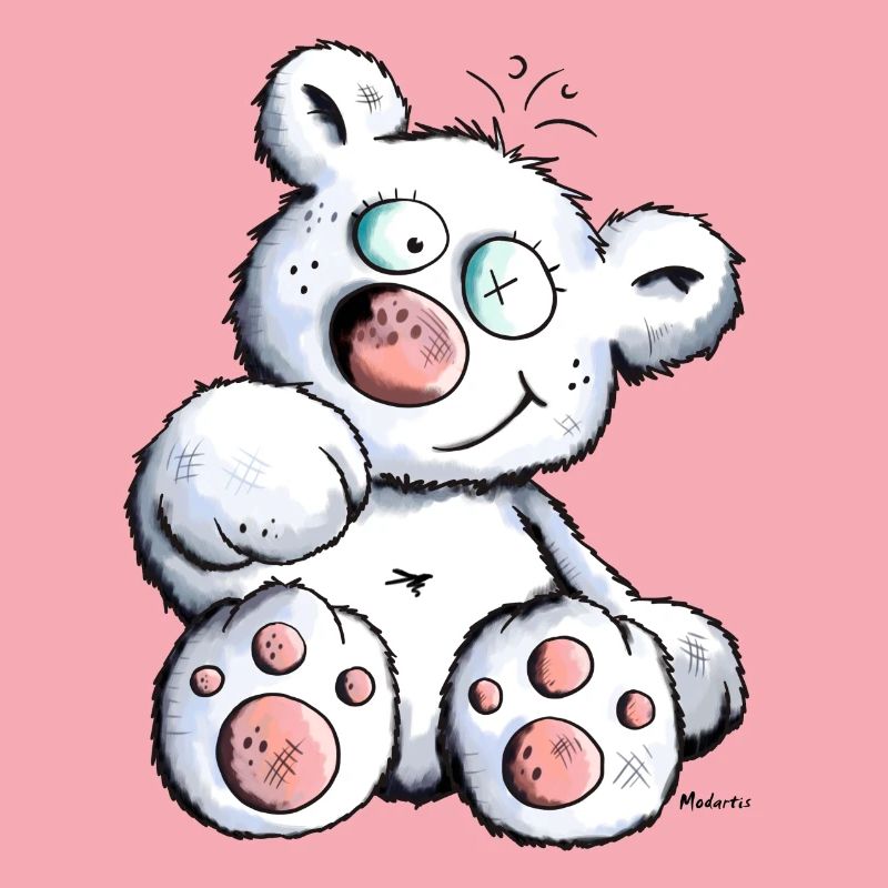 Blanc Ours En Peluche