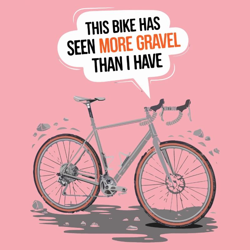 Rameur : Ce vélo a vu plus de gravier que moi