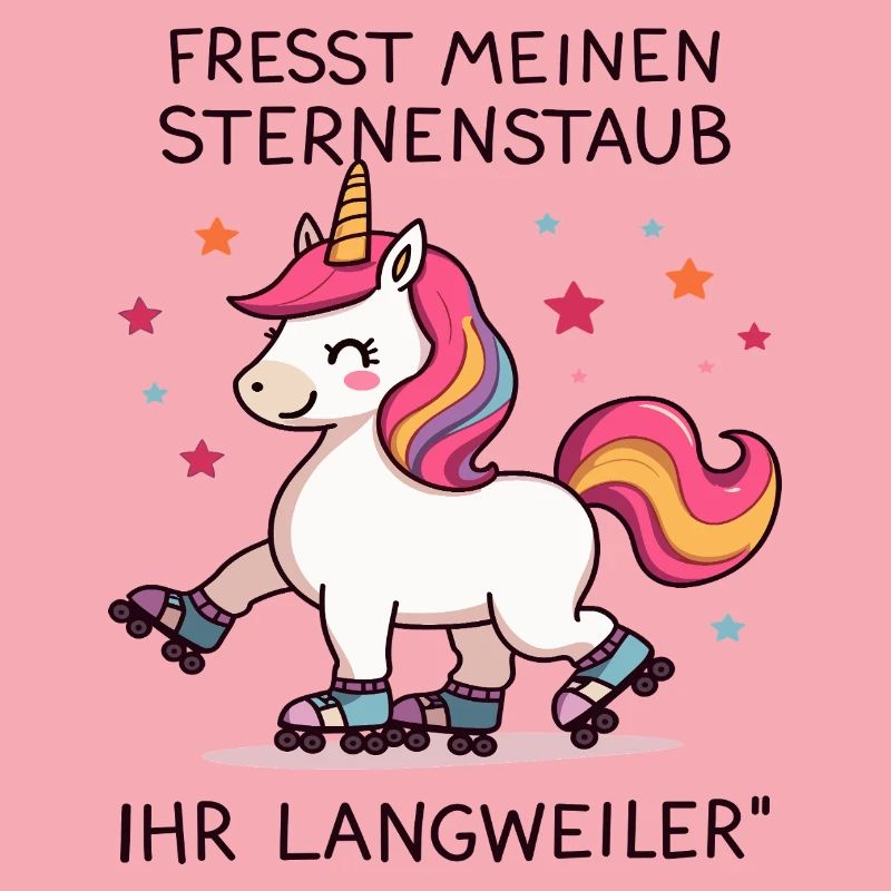 Rollschuh Einhorn