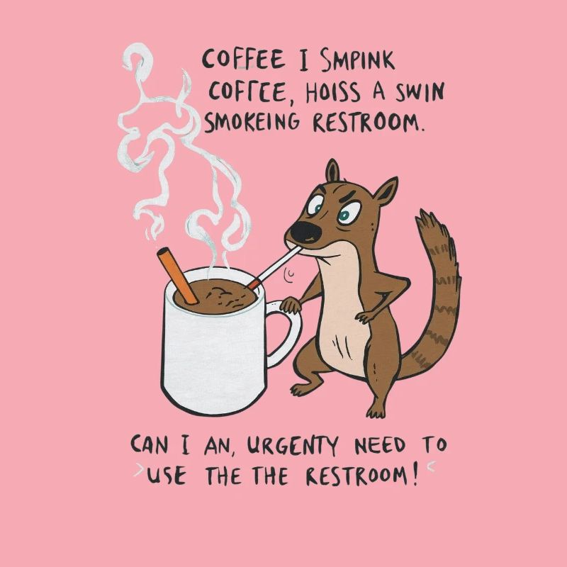 Kaffee Notfall Beutier Eichhörnchen Kippe 