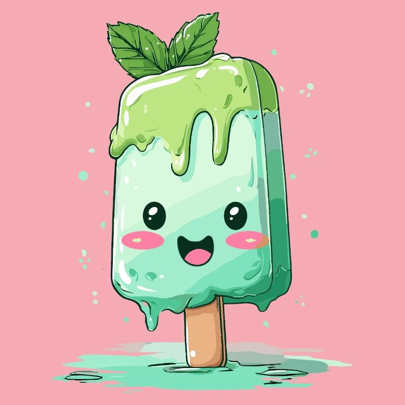 Pops Kawaii vert menthe