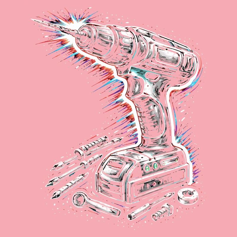 Cordless Screwdriver Tool DIY Design