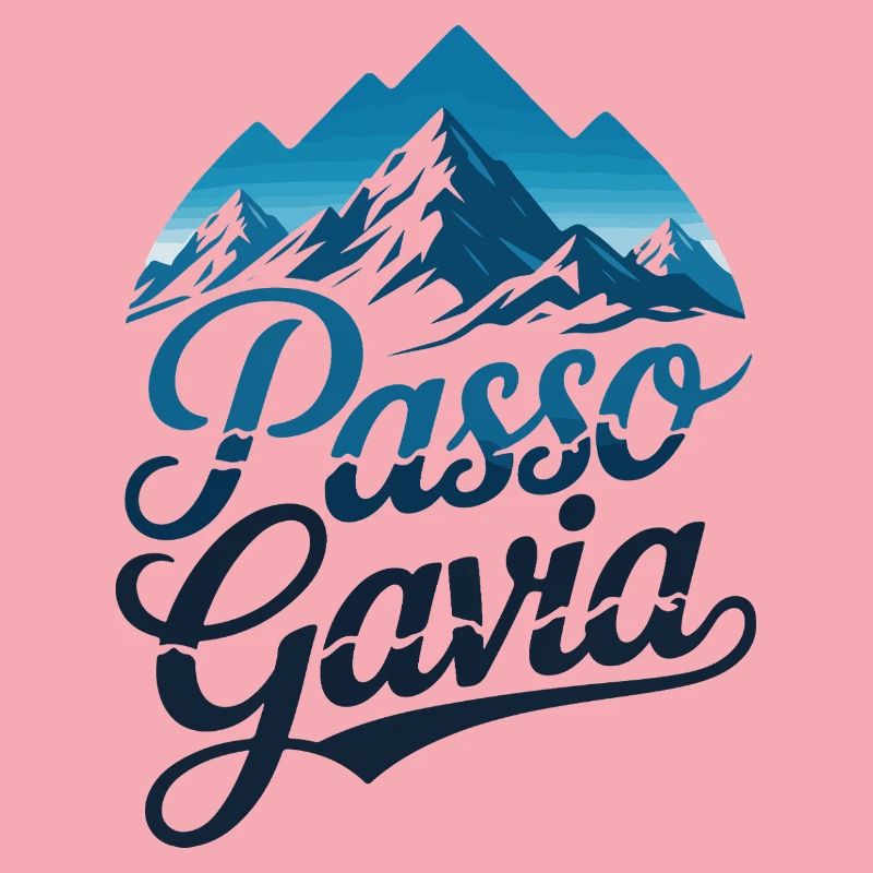 Passo Gavia Script Snow Peak Art