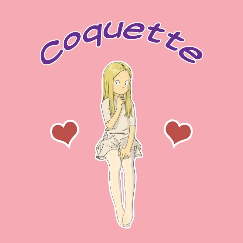 Fillette coquette