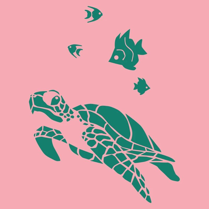 Turtle anf Flag fish