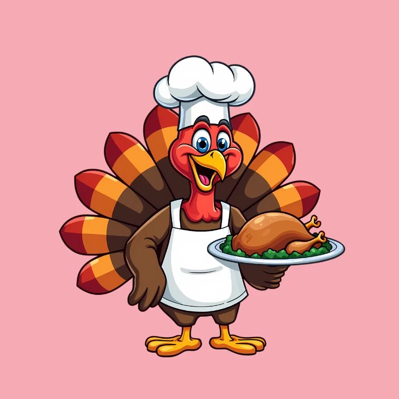 Cuisinier de dinde de Thanksgiving Thanksgiving