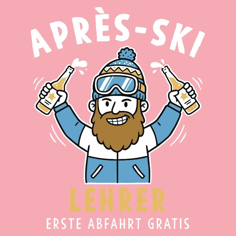 Après-Ski Lehrer – Erste Abfahrt Gratis Design